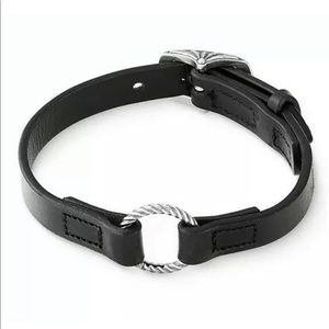 James Avery Changeable Leather Charm Bracelet S